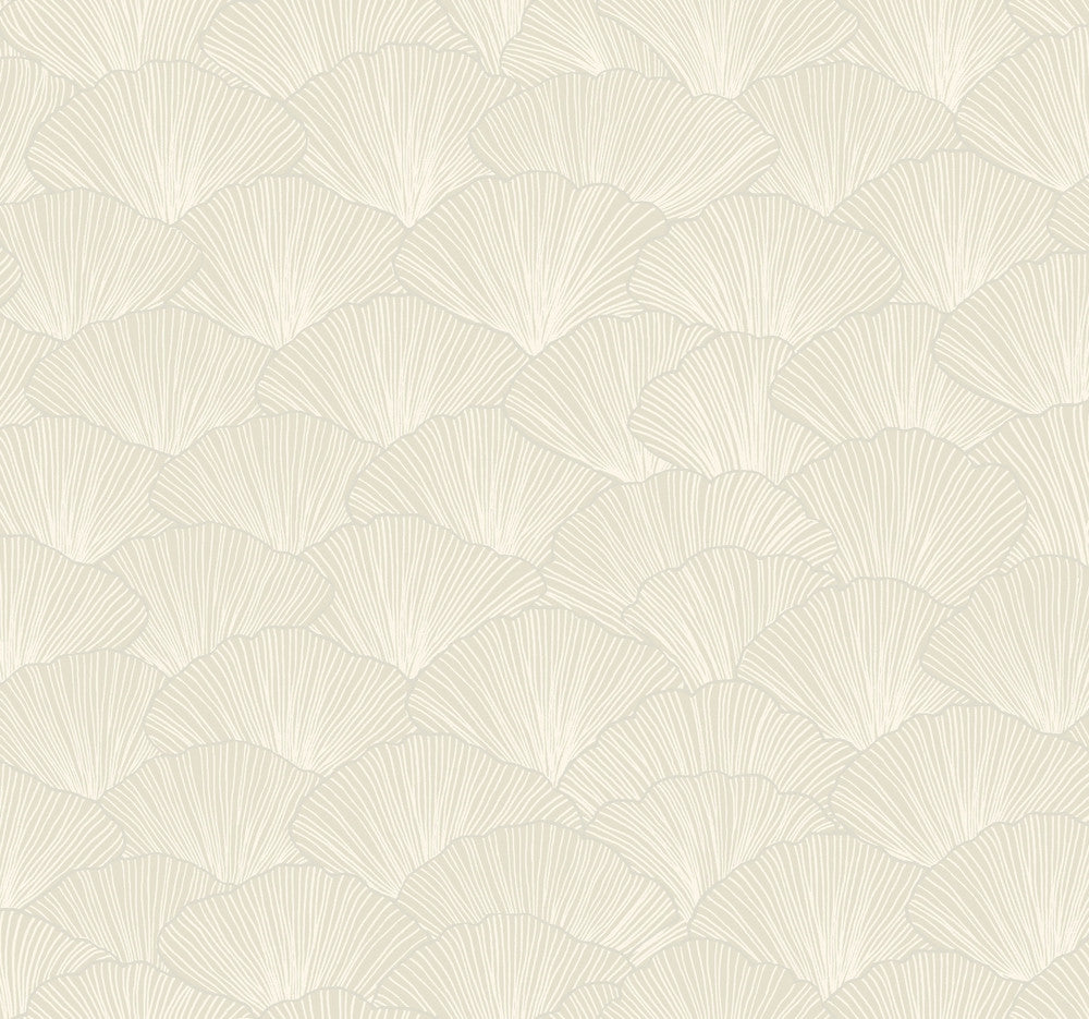 Luminous Ginkgo Taupe Wallpaper by Candice Olson Candice Olson Modern Artisan II Covers about 60.8 square feet 27-in by 27-ft long roll Unpasted 25.25 - Fabric Carolina -