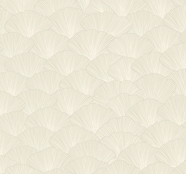 Luminous Ginkgo Taupe Wallpaper by Candice Olson Candice Olson Modern Artisan II Covers about 60.8 square feet 27-in by 27-ft long roll Unpasted 25.25 - Fabric Carolina -