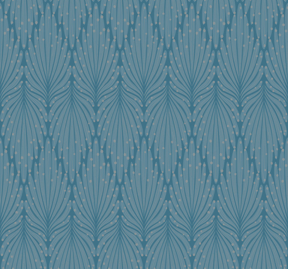 Café Society Blue Wallpaper by Candice Olson Candice Olson Modern Artisan II Covers about 60.8 square feet 27-in by 27-ft long roll Unpasted 12.63 - Fabric Carolina -