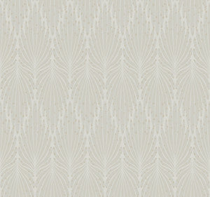 Caf?? Society Cream Wallpaper by Candice Olson