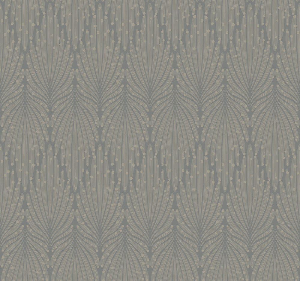 Café Society Dark Grey Wallpaper by Candice Olson Candice Olson Modern Artisan II Covers about 60.8 square feet 27-in by 27-ft long roll Unpasted 12.63 - Fabric Carolina -
