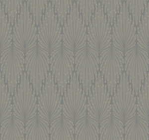 Caf?? Society Dark Grey Wallpaper by Candice Olson