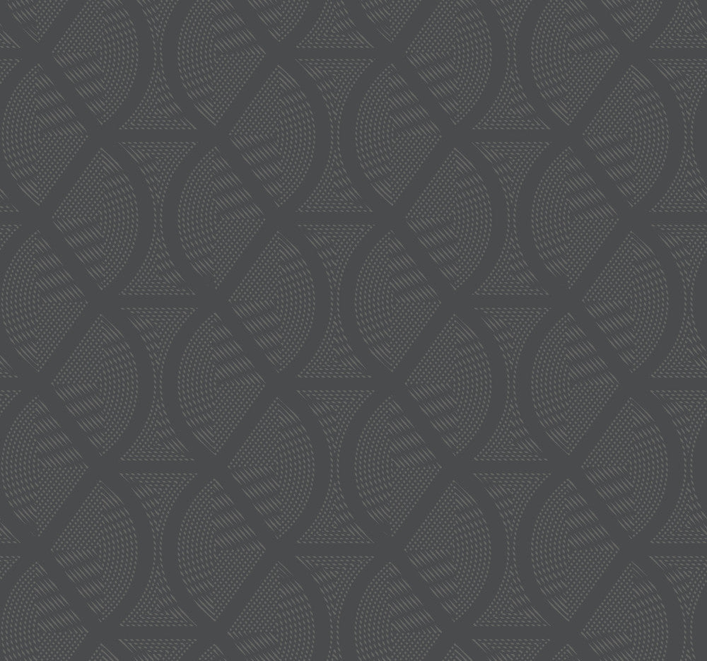 Opposites Attract Dark Grey Wallpaper by Candice Olson Candice Olson Modern Artisan II Covers about 60.8 square feet 27-in by 27-ft long roll Unpasted 25.25 - Fabric Carolina -