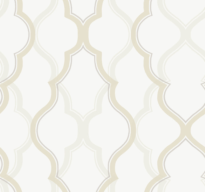 Double Damask Cream Wallpaper by Candice Olson Candice Olson Modern Artisan II Covers about 60.8 square feet 27-in by 27-ft long roll Unpasted 25.25 - Fabric Carolina -