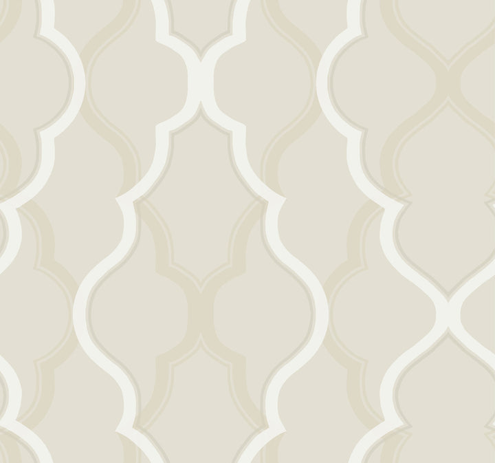 Double Damask Beige Wallpaper by Candice Olson Candice Olson Modern Artisan II Covers about 60.8 square feet 27-in by 27-ft long roll Unpasted 25.25 - Fabric Carolina -