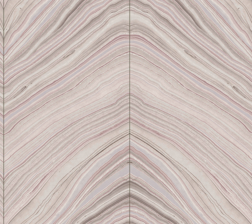 Onyx Strata Pink & Purple Wallpaper by Candice Olson Candice Olson Modern Artisan II Covers about 60.8 square feet 27-in by 27-ft long roll Unpasted 24 - Fabric Carolina -