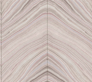 Onyx Strata Pink & Purple Wallpaper by Candice Olson