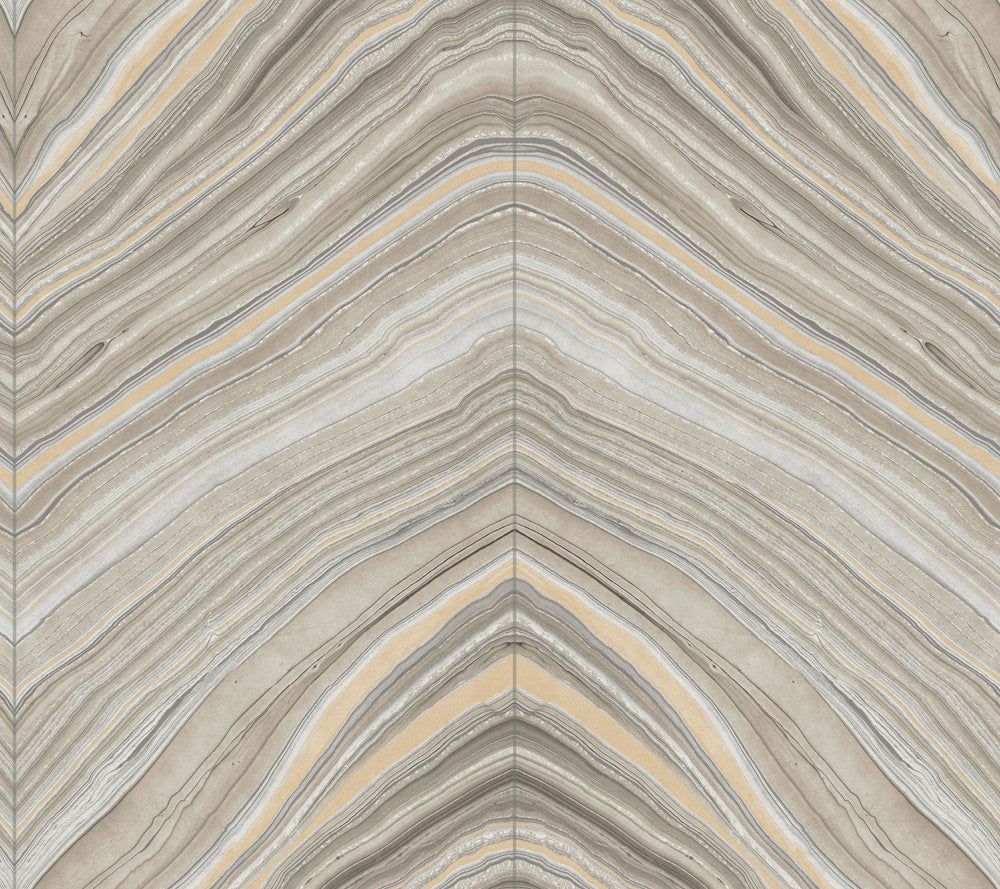 Onyx Strata Taupe Wallpaper by Candice Olson Candice Olson Modern Artisan II Covers about 60.8 square feet 27-in by 27-ft long roll Unpasted 24 - Fabric Carolina -