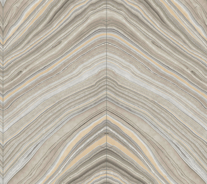 Onyx Strata Taupe Wallpaper by Candice Olson Candice Olson Modern Artisan II Covers about 60.8 square feet 27-in by 27-ft long roll Unpasted 24 - Fabric Carolina -