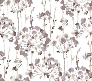 Flourish Purple Wallpaper by Candice Olson