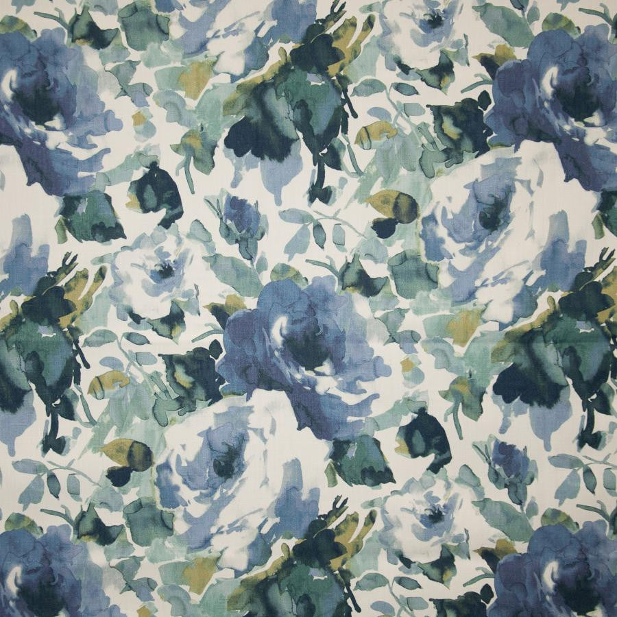 Covent Garden # 501 Tidepool by Maxwell Fabric Print Gallery Ii 100% COTTON INDIA V-25.8" H-27.6" 55" - Fabric Carolina -