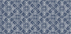 Cicero Navy 60 by Norbar Designer Fabric SUNTASTIC 100% POLYACRYLIC GERMANY 6 7/8"V - 6 1/2"H 54 - Swanky Fabrics -