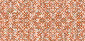 Cicero Orange 25 by Norbar Fabric SUNTASTIC 100% POLYACRYLIC GERMANY 6 7/8"V - 6 1/2"H 54 - Fabric Carolina -