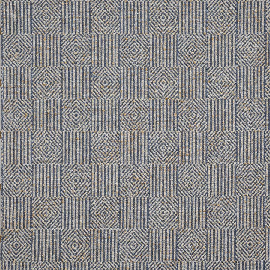 Chenin # 615 Dansk by Maxwell Designer Fabric Performance Wovens-Vol. Vii Bluejay 72% POLYESTER
28% COTTON INDIA V-3.75" H-3.4" 54" - Swanky Fabrics -