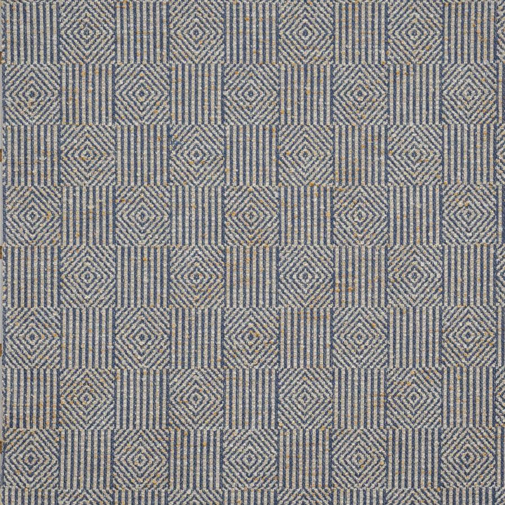 Chenin # 615 Dansk by Maxwell Designer Fabric Performance Wovens-Vol. Vii Bluejay 72% POLYESTER
28% COTTON INDIA V-3.75" H-3.4" 54" - Swanky Fabrics -