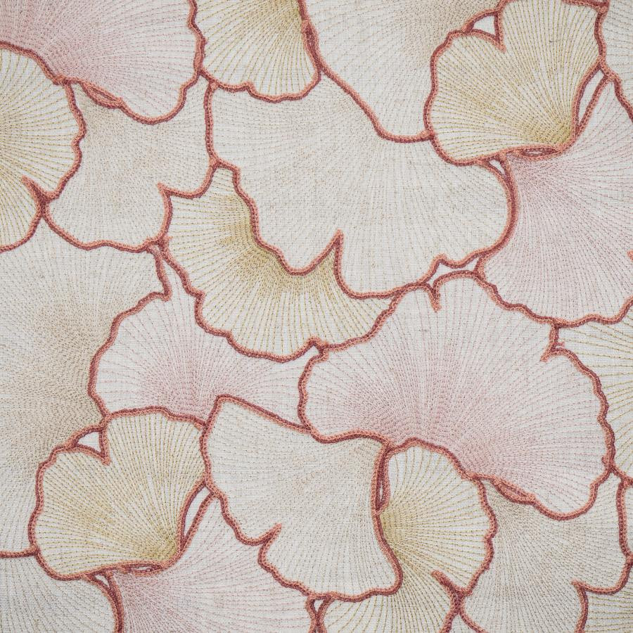 Chanterelle # 739 Blossom by Maxwell Designer Fabric Color Theory-Vol.Viii Bittersweet 59% POLYESTER
30% VISCOSE
11% LINEN EMB.-100% POLYESTER INDIA V-18.5" H-18.25" 54" - Swanky Fabrics -