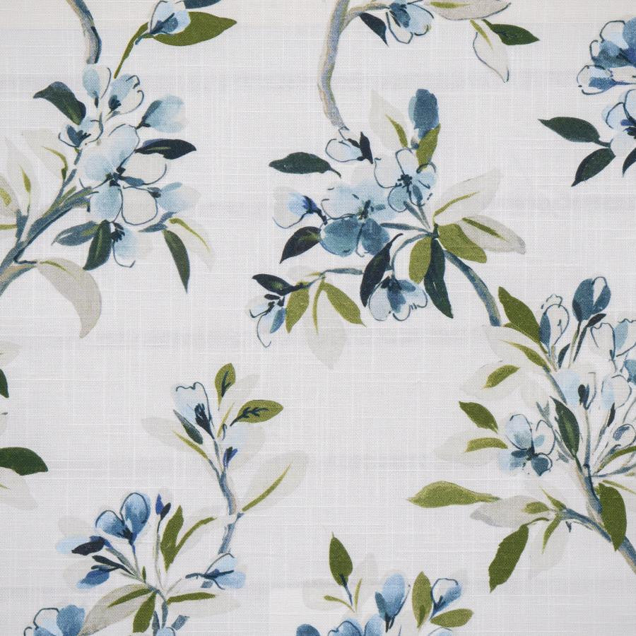 Constance # 311 Bluebell by Maxwell Designer Fabric Color Theory-Vol.Viii Rosemary 100% COTTON SPAIN V-27" H-13.5" 54" - Swanky Fabrics -