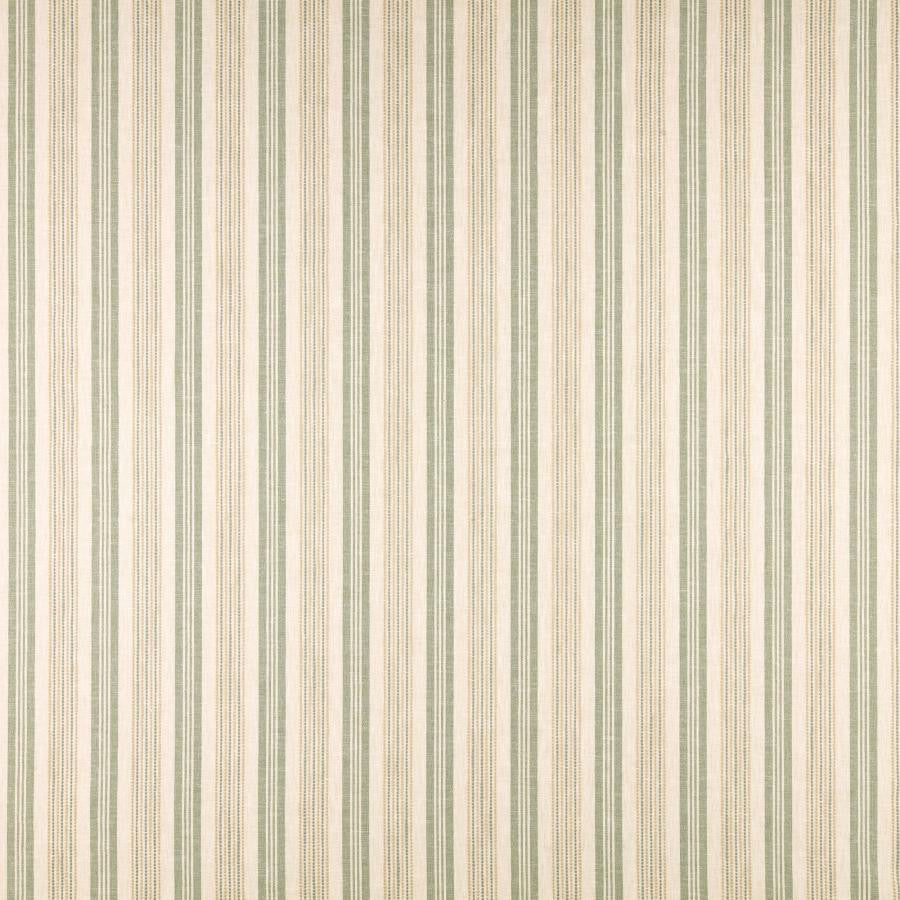 Cotswold # 612 Mineral by Maxwell Designer Fabric Stripes & Checks Iii 58% COTTON
42% POLYESTER INDIA H-3.5" 54" - Swanky Fabrics -