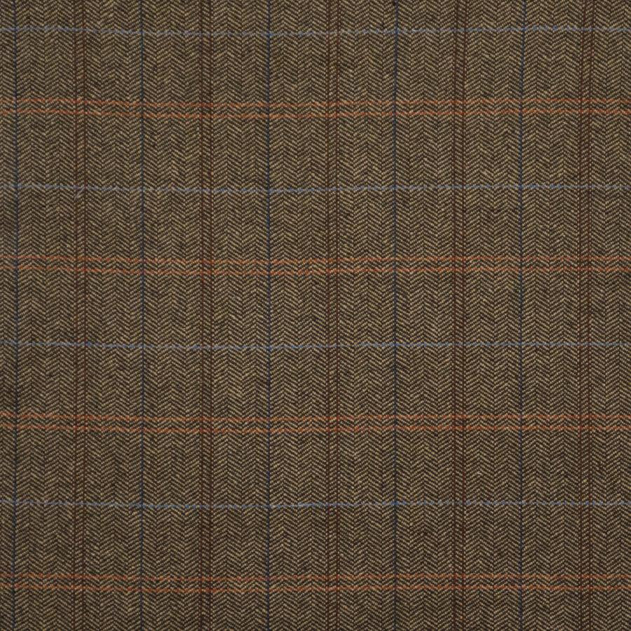 Clifford # 406 Saddle by Maxwell Fabric Menswear Ii-Plaids & Checks 40% WOOL
35% POLYESTER
15% NYLON
10% ACRYLIC INDIA V-3.4" H-3.4" 55" - Fabric Carolina -
