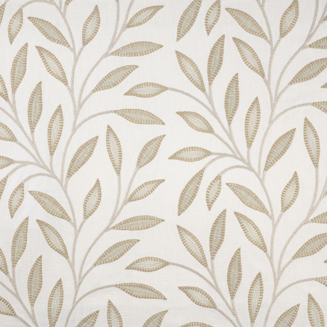Cape May # 403 Pebble by Maxwell Designer Fabric Color Theory-Vol. X Driftwood BASE: 50% POLYESTER 50% COTTON EMB: 100% VISCOSE INDIA EMB: V-9.5" H-10.4" W: 52" EMB: 51" - Swanky Fabrics -