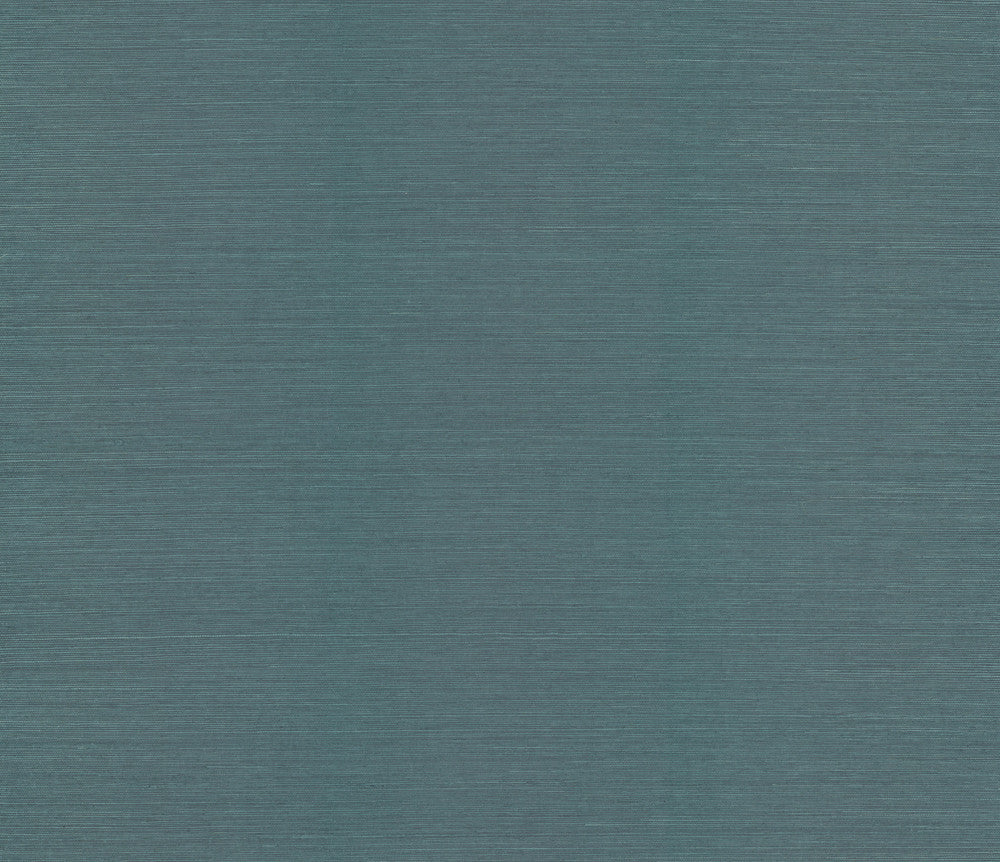 Sisal Twill Grasscloth Teal Wallpaper by Ronald Redding Blooms Covers about 72 square feet 36-in by 24-ft long roll Unpasted 0 - Fabric Carolina -