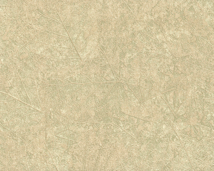 Tossed Leaves Beige Wallpaper by 750 Home Color Library II Covers about 57.8 square feet 21-in by 33-ft long roll Unpasted 21 - Fabric Carolina -