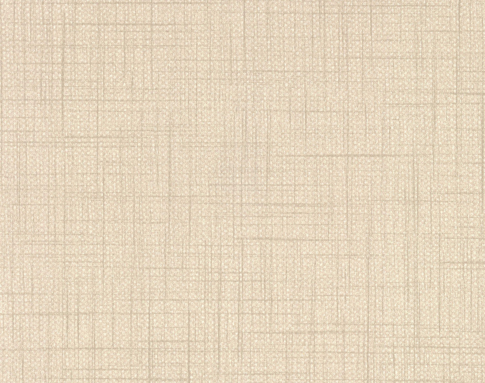 Loose Tweed Beige Wallpaper by 750 Home Color Library II Covers about 57.8 square feet 21-in by 33-ft long roll Unpasted 0 - Fabric Carolina -
