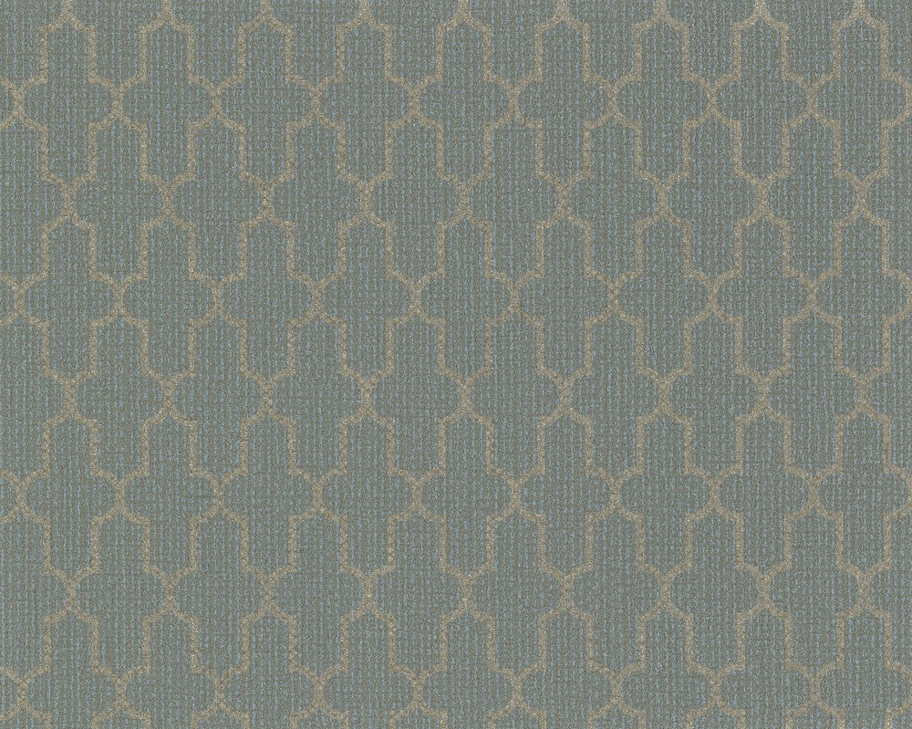 Frame Geometric Charcoal Wallpaper by 750 Home Color Library II Covers about 57.8 square feet 21-in by 33-ft long roll Unpasted 2.1 - Fabric Carolina -