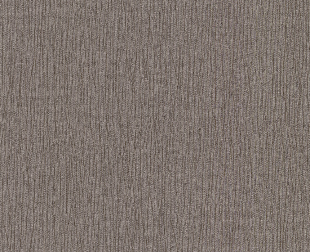 Vertical Strings Dark Brown Wallpaper by 750 Home Color Library II Covers about 57.8 square feet 21-in by 33-ft long roll Unpasted 0 - Fabric Carolina -