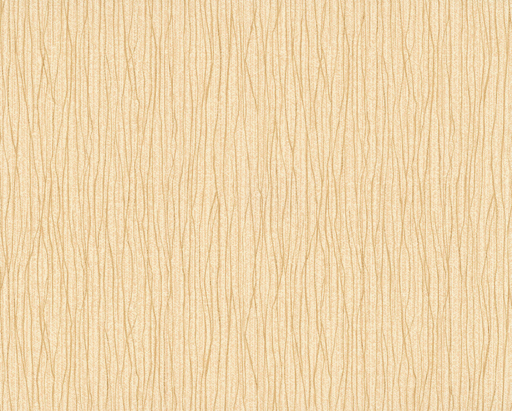 Vertical Strings Beige Wallpaper by 750 Home Color Library II Covers about 57.8 square feet 21-in by 33-ft long roll Unpasted 0 - Fabric Carolina -