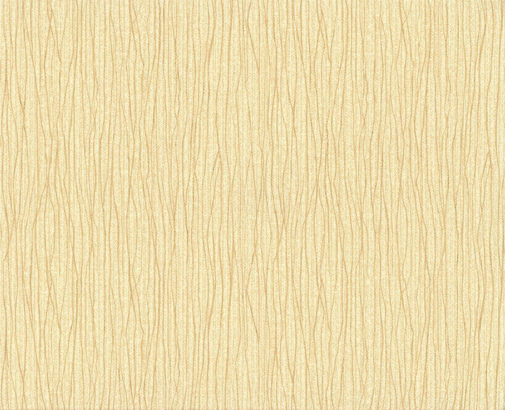 Vertical Strings Lemon Wallpaper by 750 Home Color Library II Covers about 57.8 square feet 21-in by 33-ft long roll Unpasted 0 - Fabric Carolina -