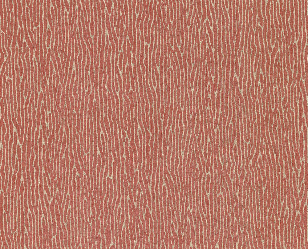Vertical Weave Red Wallpaper by 750 Home Color Library II Covers about 57.8 square feet 21-in by 33-ft long roll Unpasted 0 - Fabric Carolina -