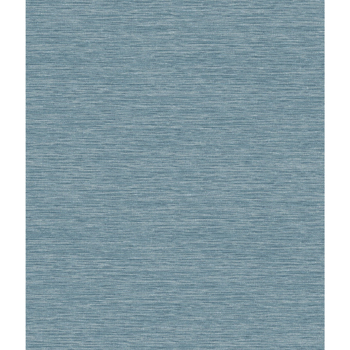 Challis Woven Blue Wallpaper by York Wallcoverings Impressionist Covers about 56.4 square feet 20.5-in by 33-ft long roll Unpasted 24 - Fabric Carolina -