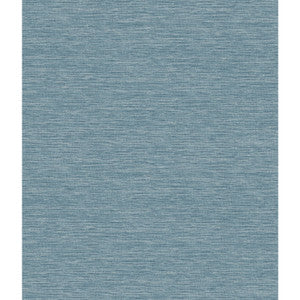 Challis Woven Blue Wallpaper by York Wallcoverings