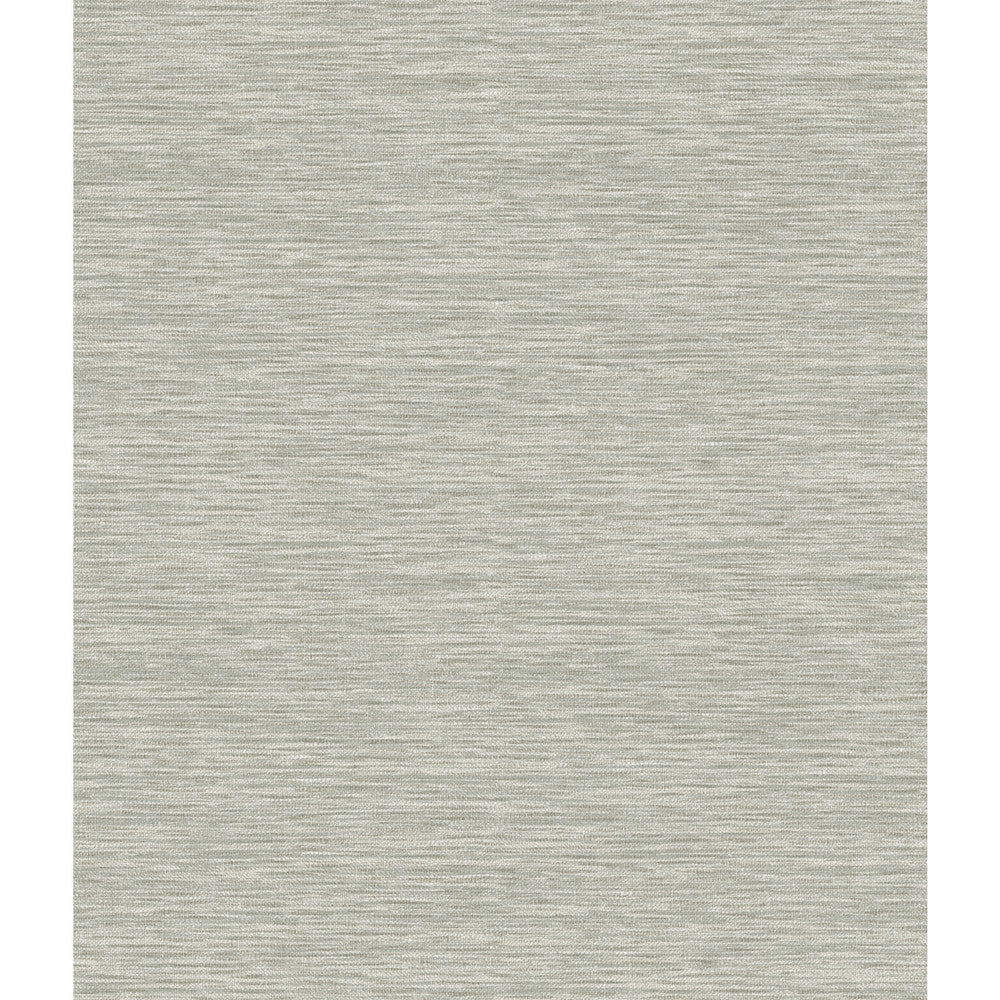 Challis Woven Grey Wallpaper by York Wallcoverings Impressionist Covers about 56.4 square feet 20.5-in by 33-ft long roll Unpasted 24 - Fabric Carolina -