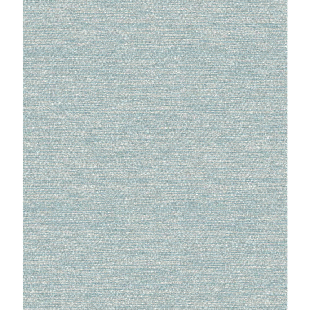 Challis Woven Blue & Green Wallpaper by York Wallcoverings Impressionist Covers about 56.4 square feet 20.5-in by 33-ft long roll Unpasted 24 - Fabric Carolina -