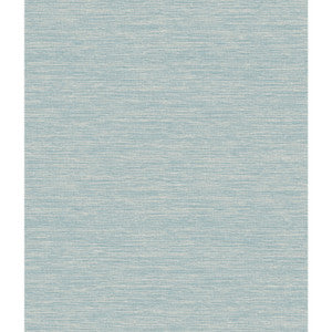 Challis Woven Blue & Green Wallpaper by York Wallcoverings