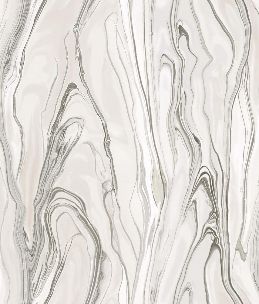 Liquid Marble Tan Wallpaper by York Wallcoverings Impressionist Covers about 56.4 square feet 20.5-in by 33-ft long roll Unpasted 24 - Fabric Carolina -
