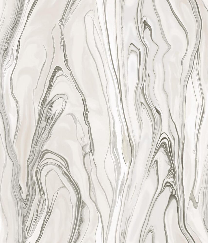 Liquid Marble Tan Wallpaper by York Wallcoverings Impressionist Covers about 56.4 square feet 20.5-in by 33-ft long roll Unpasted 24 - Fabric Carolina -