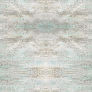 Serene Jewl Blue & Grey Wallpaper by York Wallcoverings