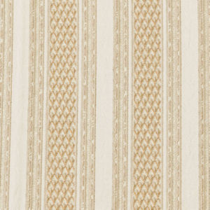 Claire Oatmeal by Norbar Designer Fabric SERENADE 100% POLYESTER CHINA 8"V 14 3/4"H 112 - Swanky Fabrics -