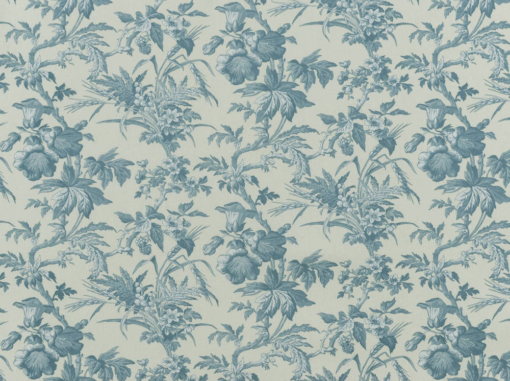 Clara Blue 15 by Covington Fabric 100% COTTON Various 30000 Horizontal: 13.5 and Vertical: 13.5 54 - Fabric Carolina -