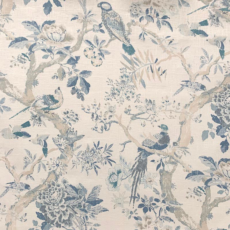Clarence Bluebell by Magnolia Fabric - 55 LINEN/45 RAYON USA 23,000 Horizontal: 27 and Vertical: 36 54 - Fabric Carolina -