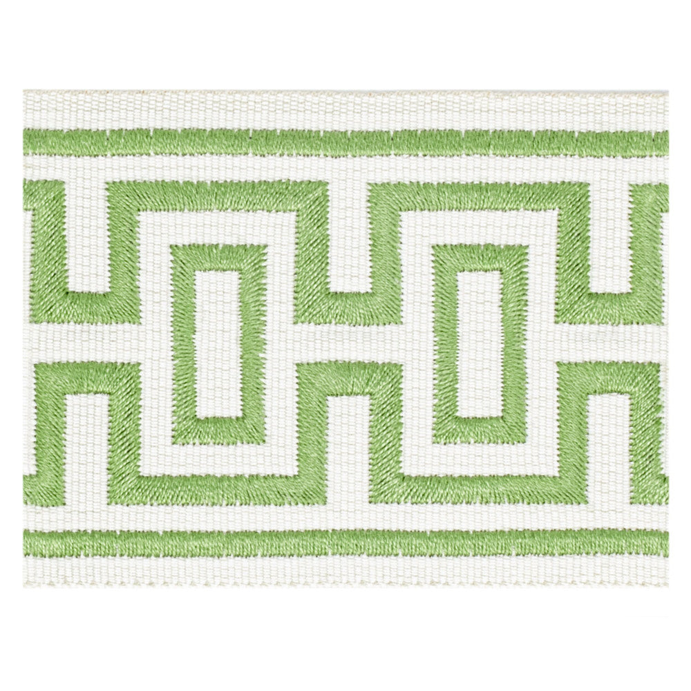 Clayton 1 Grass by Stout Trim Stout Trim Clayton 1 GrassTrim VISIONS OF COLOR TRIM TURKEY </p><p>Repeat: H: 1.500, V: 0.000 3 in - Fabric Carolina -