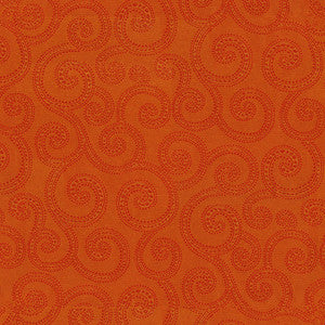 Clematis 44 Pumpkin by Crypton Fabric