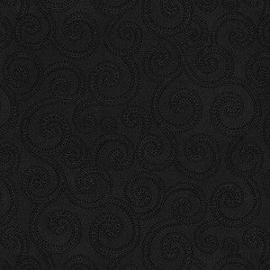 Clematis 9009 Black by Crypton Fabric