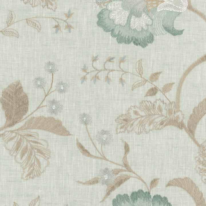 Cleopatra 4 Mist by Stout Fabric Stout Fabric Cleopatra 4 MistFabric Comfortable Living Seacrest/Shoreline 77%Pol 23%Cot %Remb India </p><p>Repeat: H: 26, V: 4.75 51 in - Fabric Carolina -