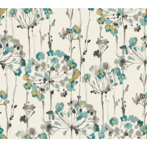 Flourish Gold Metallic Wallpaper by Candice Olson