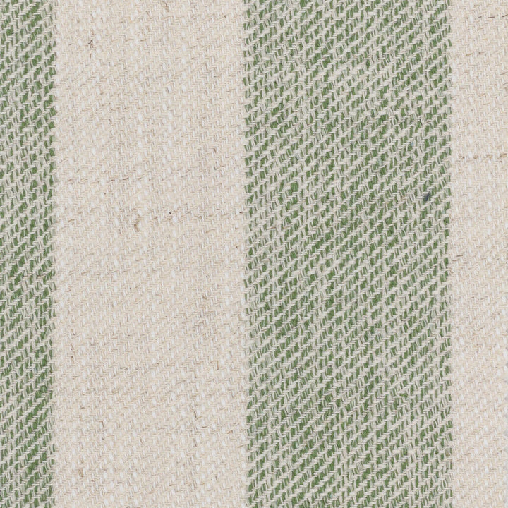 Coach 1 Grass by Stout Designer Fabric JUST STRIPES BLUE/SPRING 58%COT 22%POL 15%SVI 5%LIN USA Horizontal: 0.000 and Vertical: 4.375 54 in - Swanky Fabrics -