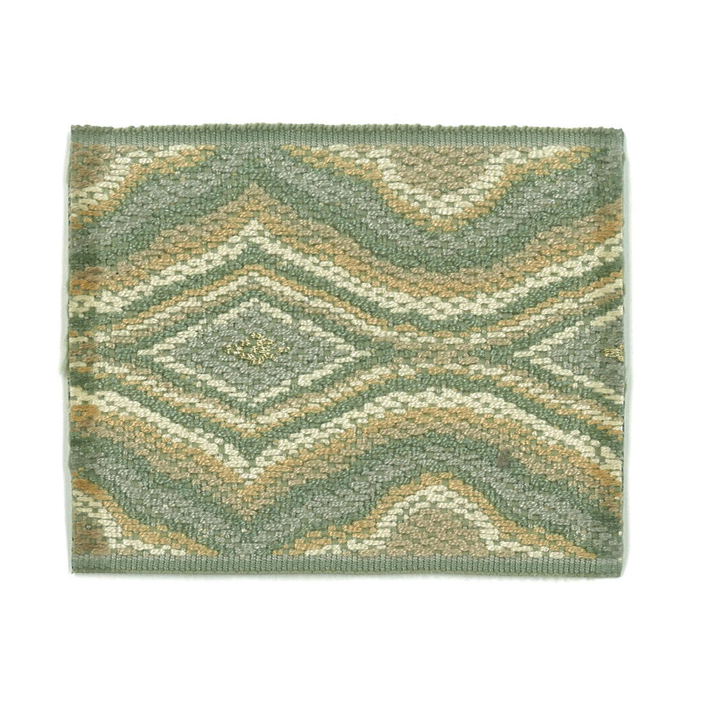 Cobra 2 Seafoam by Stout Trim Stout Trim Cobra 2 SeafoamTrim NEW WORLD TRIM VOLUME II CHINA </p><p>Repeat: H: 2.250, V: 0.000 2.88 in - Fabric Carolina -